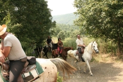 passeggiata a cavallo in toscana