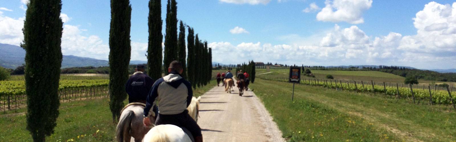 Escursione a cavallo in Val d’Orcia